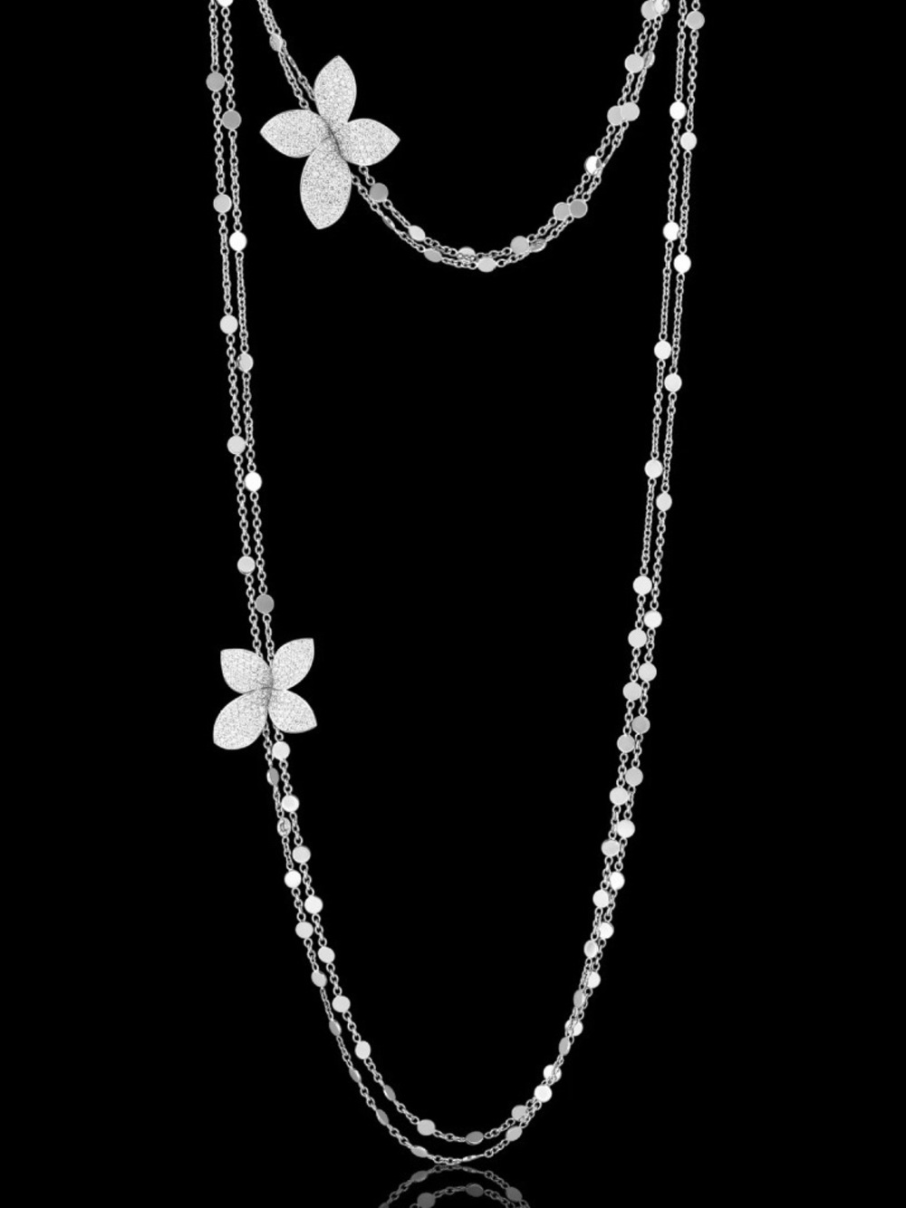 Petal Multi-Strand Necklace NWT